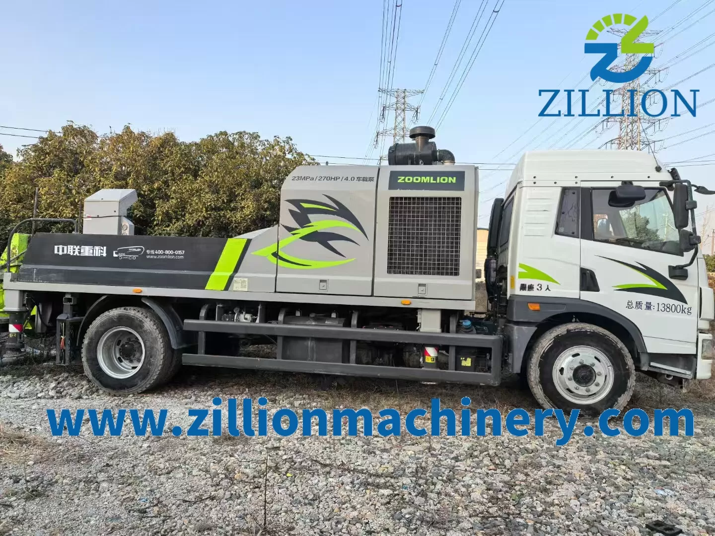 2020 Zoomlion 10023 Transported Concrete Pump Line Pump for Construction