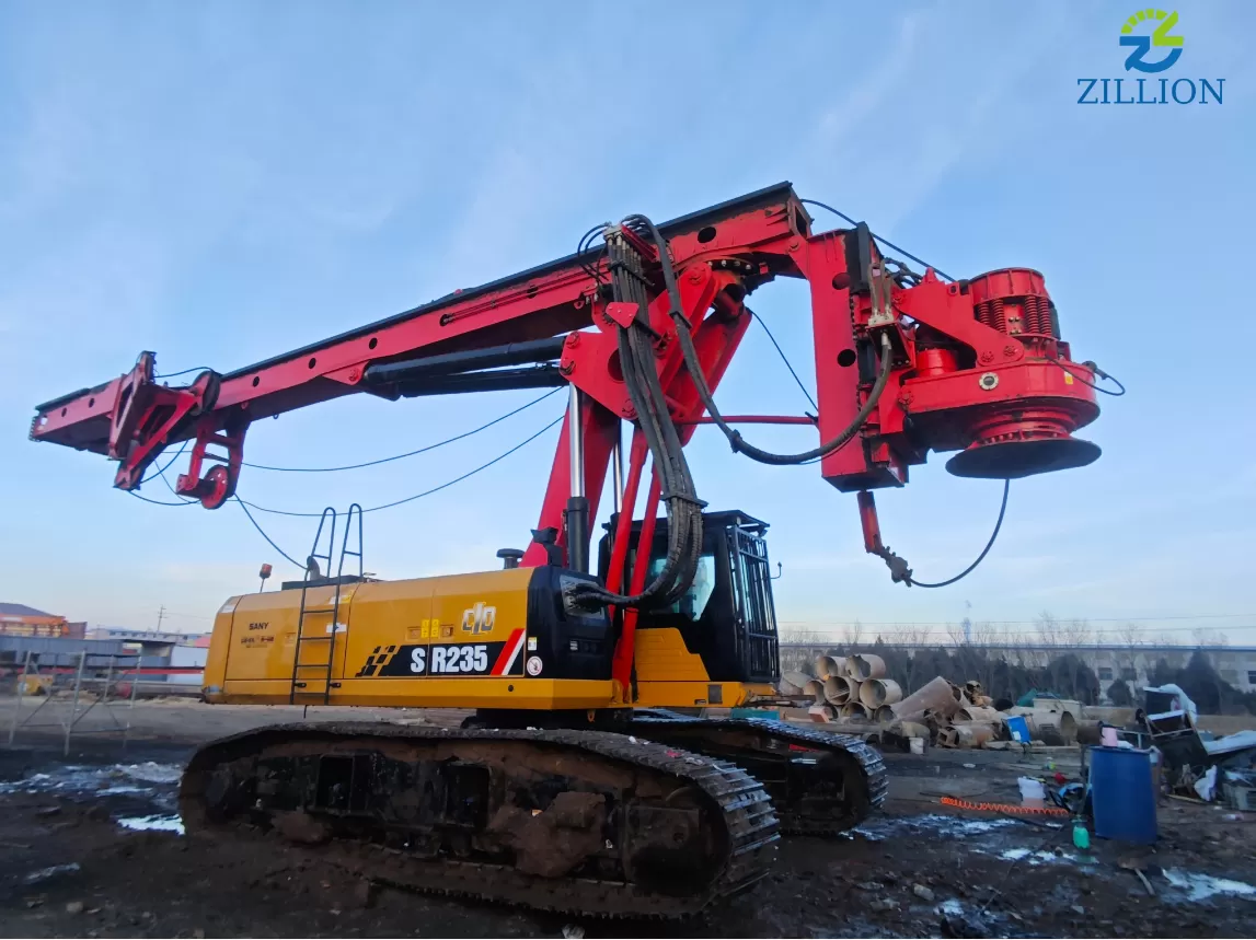 2020 SANY Piling Machinery 285 backhoe Rotary Drilling Rig for Foundation Drill