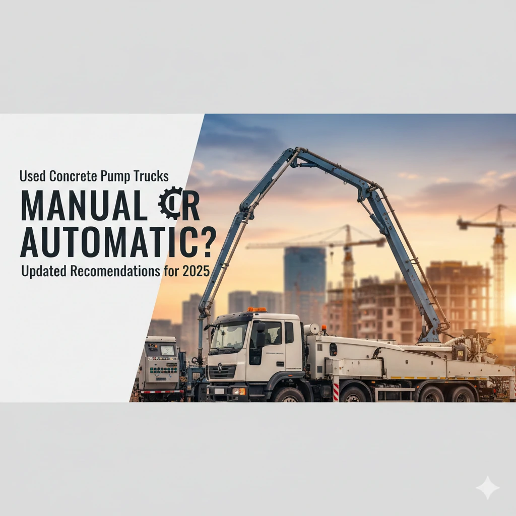 Manual or Automatic for Used Concrete Pump Trucks? Updated Recommendations for 2025