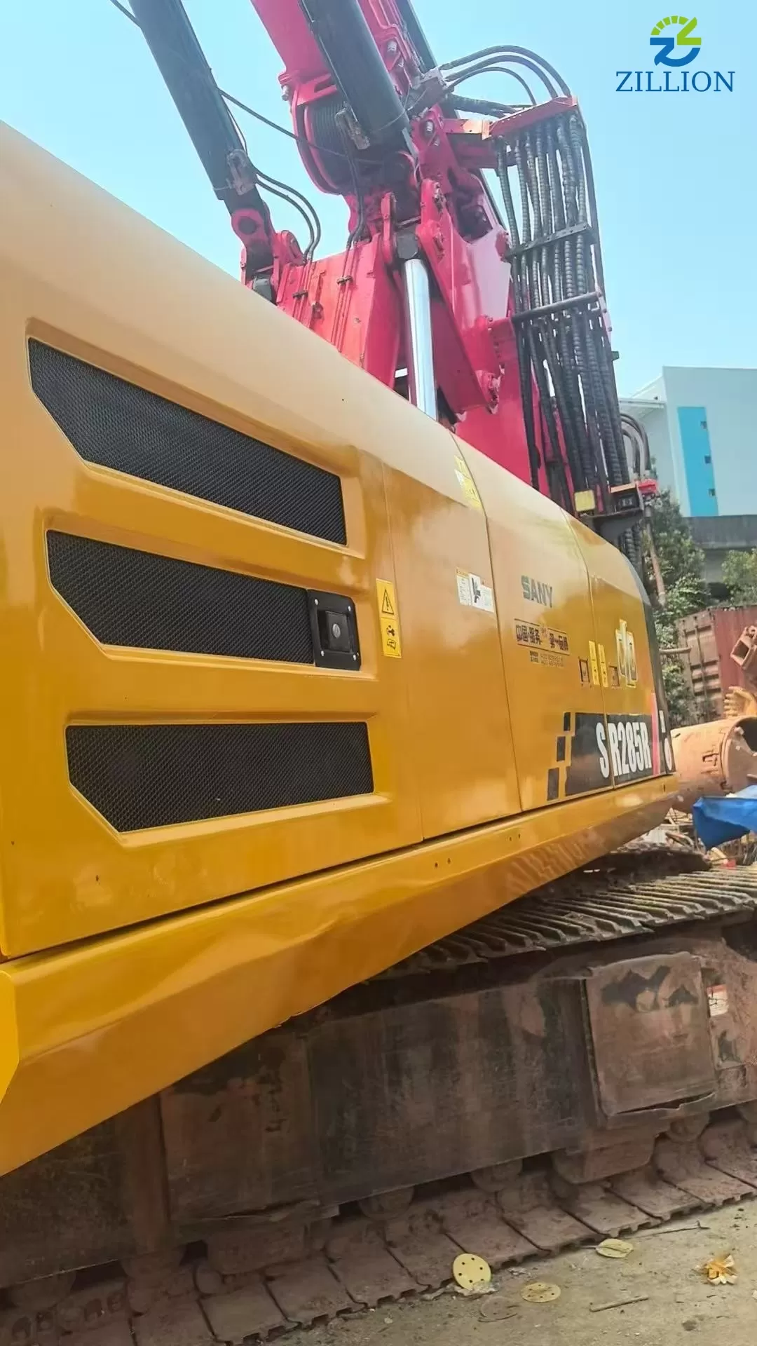 2019 SANY Piling Machinery 285 backhoe Rotary Drilling Rig for Foundation Drill