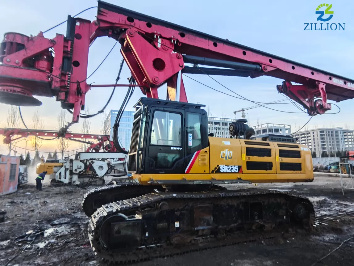 2020 SANY Piling Machinery 285 backhoe Rotary Drilling Rig for Foundation Drill